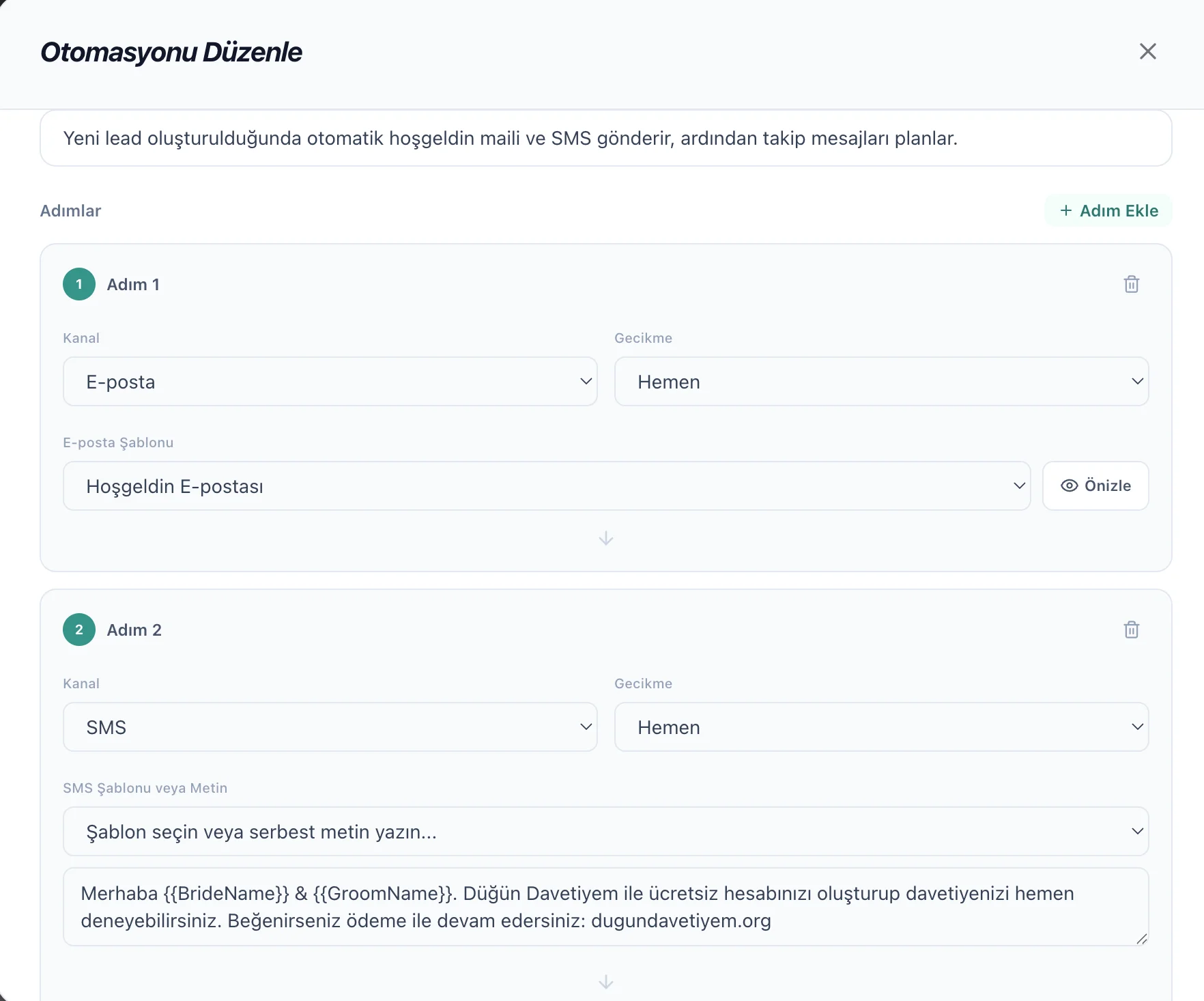 Otomasyon Özelleştirme
